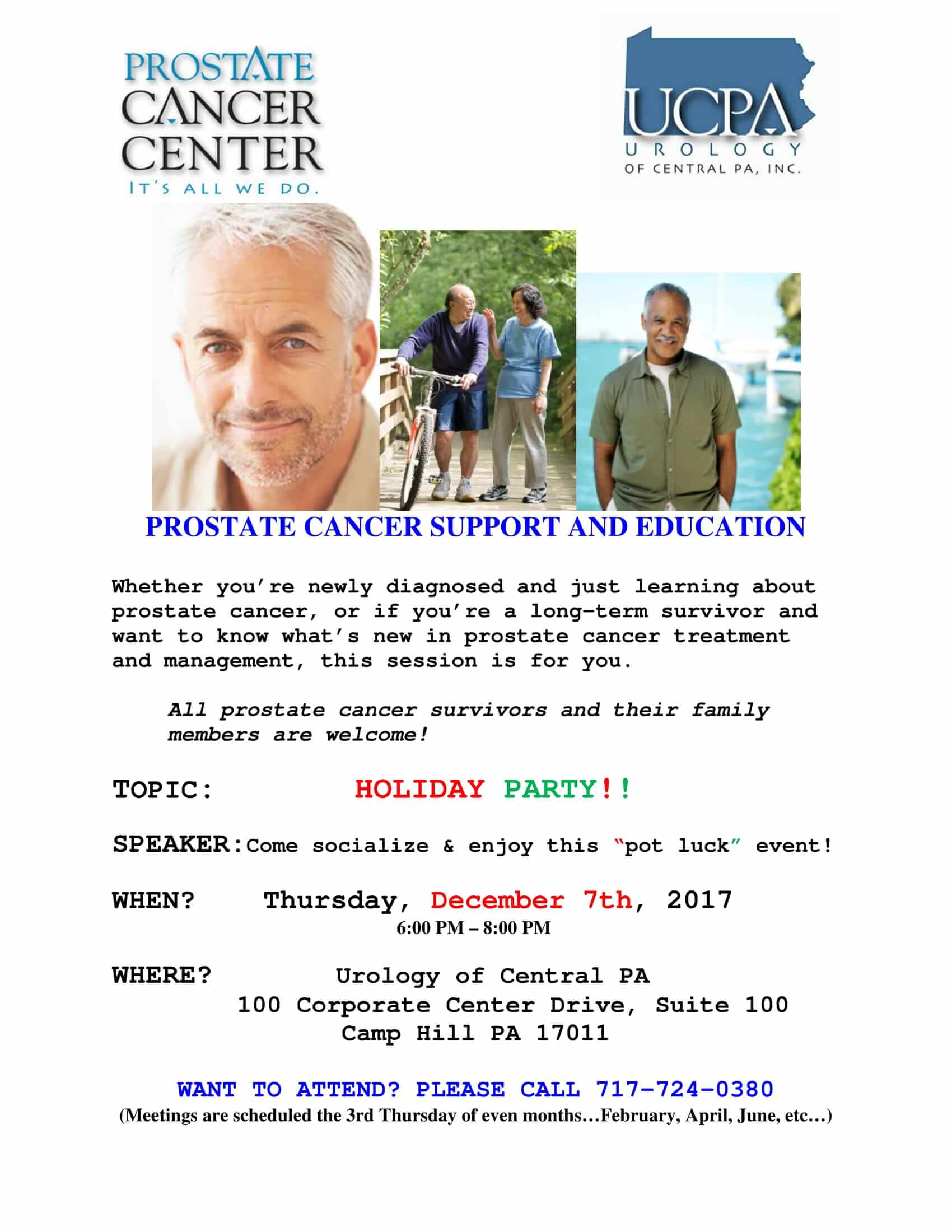 Prostate Cancer and Support Group