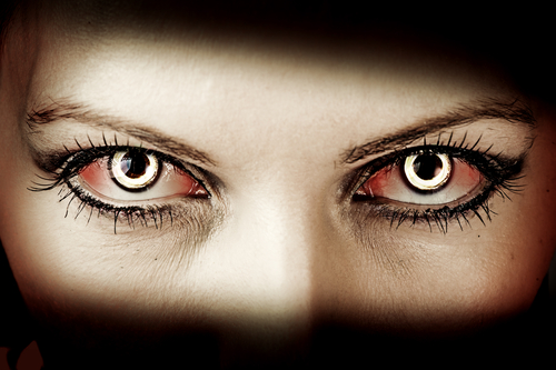 Halloween Female Eyes